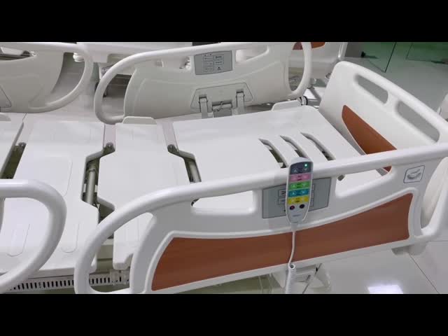 Кровать медицинского обслуживания серии KL-DB электрическая соответствующая для медицинского формирования, ICU и лидирующей палаты видео