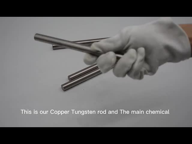 Cu25W75 Dia 1-80mm Tungsten Copper Rod Bar on Sale