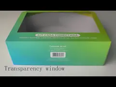 Печатание цвета Pantone подгоняло бумажную коробку подарка для наушников, ясных коробок шлемофона окна video