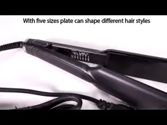 Multi размеры AC110V 30s нагревают вверх раскручиватель 2 волос размера перемещения в 1 мини плоском утюге video