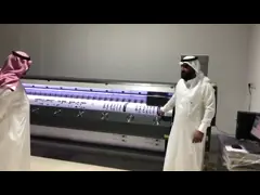 Принтер Konica 512 30pl цифров растворяющий, на открытом воздухе печатная машина знамени винила video