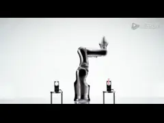 Brazo robótico de 6 ejes VS-050S2 con agarre robótico CNGBS para manejo médico como robot industrial video