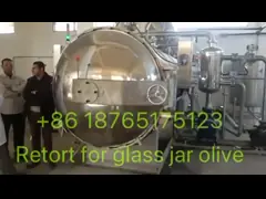 машина стерилизации еды 500L, машина реторты брызг воды для мешка еды video