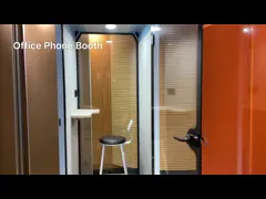 Шум отменяя мебель телефонной будки офиса передвижную акустическую video