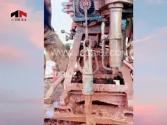 небольшой тип 600m трейлера двигателя дизеля буровой установки водяной скважины 50hp video