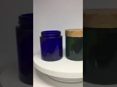 50g 100g Wide Mouth Cosmetic Jar Packaging Original Blue Green Amber