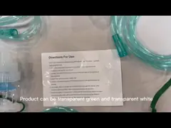 Вытянутая маска XL ISO13485 Nebulizer набора Nebulizer вентилятора педиатрическая video