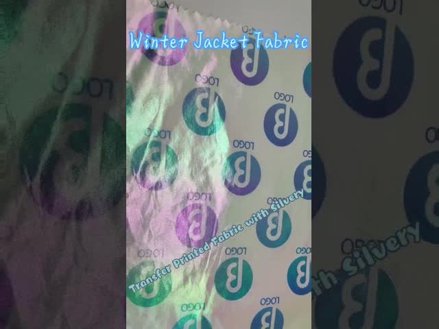 100% полиэстер 15DX15D ткани 45gsm 150CM на открытом воздухе Breathable серебряное украшенное лиственным орнаментом