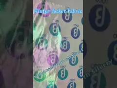 100% полиэстер 15DX15D ткани 45gsm 150CM на открытом воздухе Breathable серебряное украшенное лиственным орнаментом video