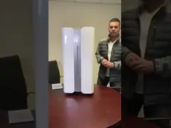 Уборщик воздуха УЛЬТРАФИОЛЕТОВОЙ стерилизации очистителя 1000m3/h воздуха дома HEPA CE портативный video