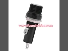 R3-55 250V Fuse Holder Panel Snap In Mount For 6x32 Fuses