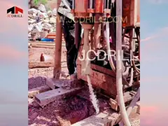 Колодца скважины легковеса 400m сплайн трейлера машины небольшого сверля вертикальный video