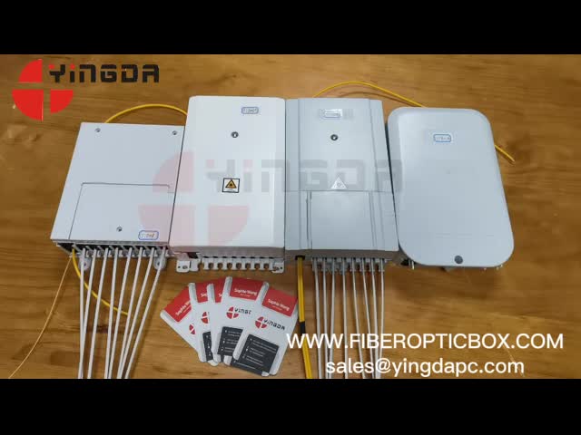 Коробка ИП54 прекращения оптического волокна кабеля порта ФТТХ 8 Ункут для 1/8 завершенных Сплиттер Пльк видео