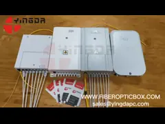 Коробка ИП54 прекращения оптического волокна кабеля порта ФТТХ 8 Ункут для 1/8 завершенных Сплиттер Пльк video