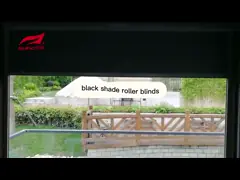 Insect Resistance Outdoor Roller Blinds Motorized Windproof