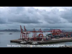 Китай к товарным движениям моря Малайзии международным video