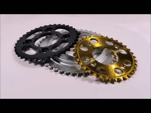 Strong Steel Front & Rear Motorcycle Chain Sprocket Set 5.8-7.2mm Thickness