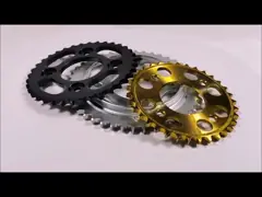 Strong Steel Front & Rear Motorcycle Chain Sprocket Set 5.8-7.2mm Thickness