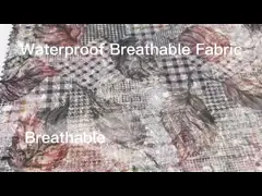 сатинировка 150CM ткани Wicking влаги ткани репеллента воды 40D 40D 80GSM Breathable video