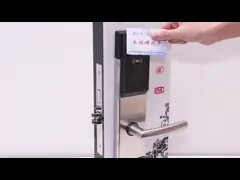 FCC Keyless Key Card Door Locks Hotel Gate Smart Door Lock With System