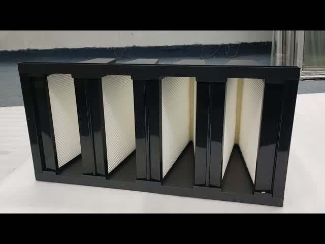 compact Fiberglass Medium ABS Plastic V Bank Filter