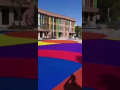 Настил Eco дружелюбный и ультрафиолетовый устойчивый EPDM резиновый для спортивной площадки детей школы video