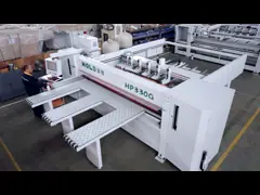 машина пилы панели машины Woodworking пилы панели таблицы 22kw автоматическая video