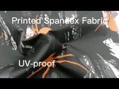 La prova UV ha stampato il tessuto dell‘elastam impermeabilizza l‘elastam di nylon 97% di 60gsm 150cm 3%