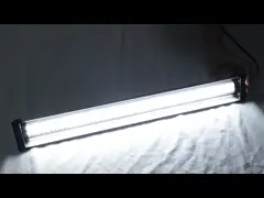 Полный приведенный спектр IP44 6400K растет светлым приведенный таймером светильник трубки video