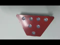 Рефлекторы дороги трапецоида прочные 1.2V 600MAH солнечные, рефлекторы рельса предохранителя video