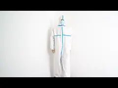 Одежда защитного костюма анти- вируса PPE COVID-19 устранимая медицинская video