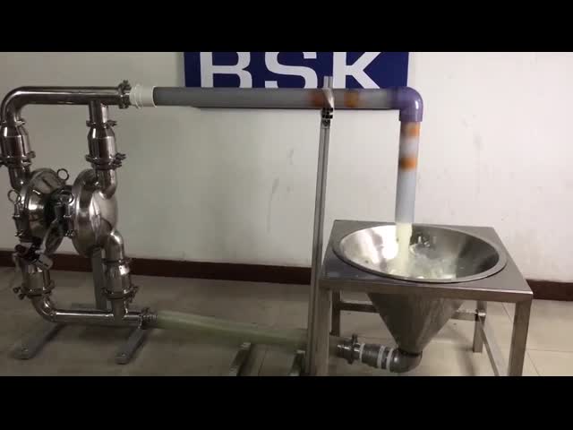 Dual Industrial Food Stainless Steel Diaphragm Pump Air Operated