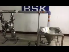 Dual Industrial Food Stainless Steel Diaphragm Pump Air Operated