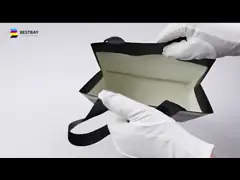 Смещенный выбивая напечатанный штемпелевать фольги бумажных мешков 157gram горячий video