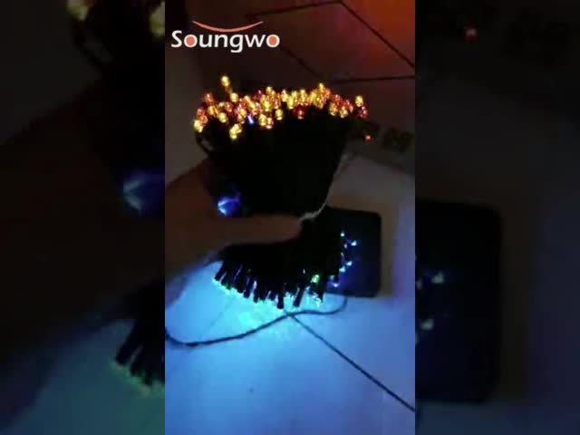 света 300MA Reelable строки 72ft на открытом воздухе солнечные с 200 шариками лампы видео