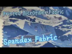 Spandex 92% de nylon impresso respirável da tela 120gsm 150cm 8% de Microfiber