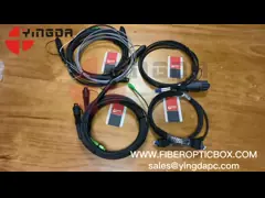 Базовая станция проламывания LSZH Armored BBU RRU режима G657A2 2.0mm собрания 7.0mm оптического кабеля FTTA DLC одиночная водоустойчивая video