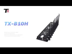 Jammer сигнала UHF VHF Wifi телефона 10 каналов для тюрьмы школы домашнего офиса video