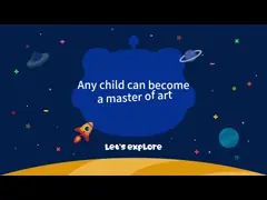 Набор для рисования на бумаге для детей Magic Scratch Off Paper Art Craft 12 листов video