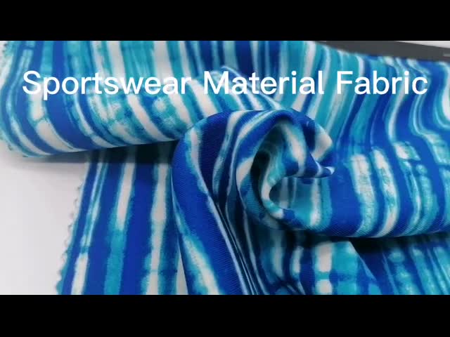 86% Nylon 14% Printed Sportswear Spandex Fabric 260gsm 140D+40D Width 150cm  Windproof
