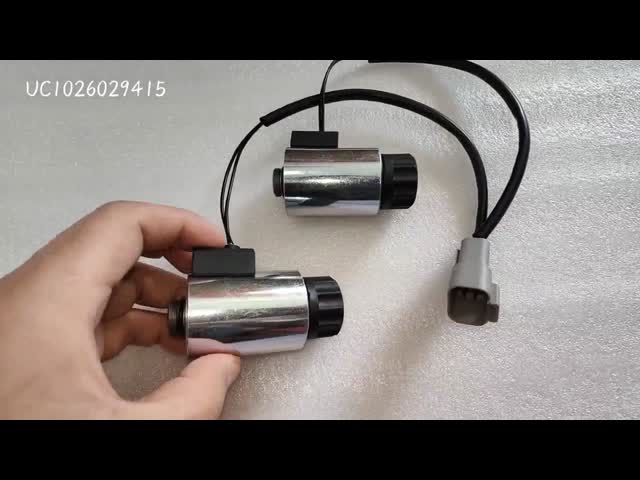 WA320-6車輪の積込み機の電磁弁UC1026029415 UC1026017421の電気予備品 ビデオ
