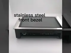 SS304 ПК HMI панели экрана касания Линукса PCAP для индустрии автоматизации video