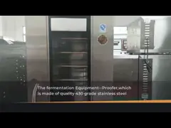 12 подносов обваливают тесто в сухарях Proofer коробки заквашивания с видимым Windows video