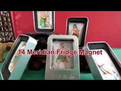 3d personalizado 14 Meridiano Magneto de refrigeração 15 * 4cm