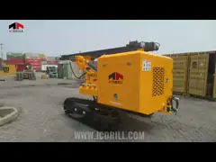 40m Blasting Drilling Machine Big Rotation Torque Two Motor Rotary Head