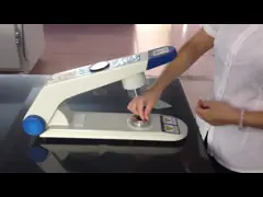 Тестер размягченности цифрового дисплея ИУЛТКС/ИУП 36 портативный кожаный на ИСО 17235 video