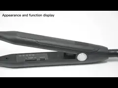 Утюг утверждения AC240V CE пользы домочадца керамический плоский, портативный утюг волос video