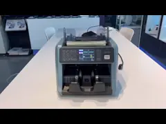 Счетчик денег с поддельным обнаружением UV/IR/DD/MG Билл video