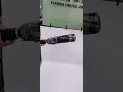 Зонтик ткани 3 Pongee вала металла проверки и нашивки складной для людей video