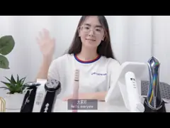 Перезаряжаемые вибрируя терапия красного света палочки массажа Microcurrent лицевая video